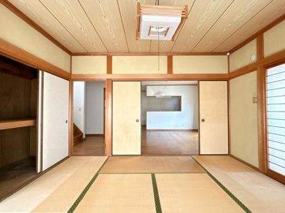 【和室】 | 岩国市玖珂町阿山戸建 | 1階8帖和室