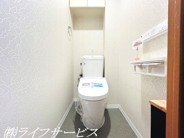 【トイレ】 | モンセーヌ加島ヴィルコート | 温水洗浄便座付トイレ新調