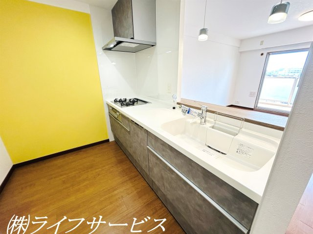 【キッチン】 | モンセーヌ加島ヴィルコート | システムキッチン新調