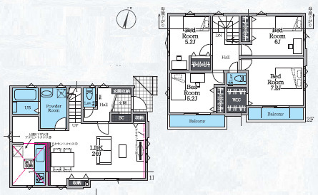 藤沢市善行　新築戸建　3期1号棟