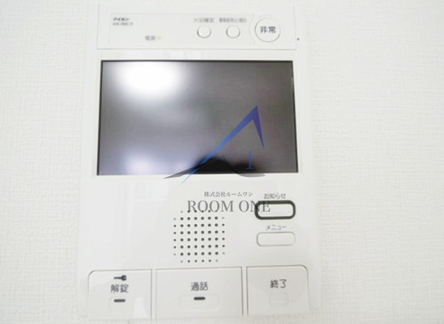 プレール・ドゥーク中板橋のセキュリティ|モニター付きインターホンです。