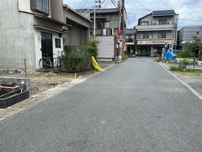 【前面道路含む現地写真】 | 山科区西野野色町　新築戸建