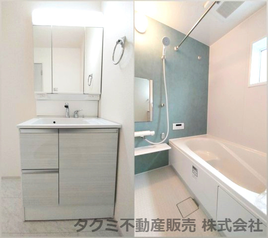 神戸市垂水区福田　新築戸建の浴室