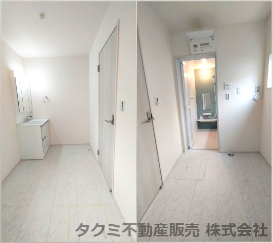 神戸市垂水区福田　新築戸建の洗面所