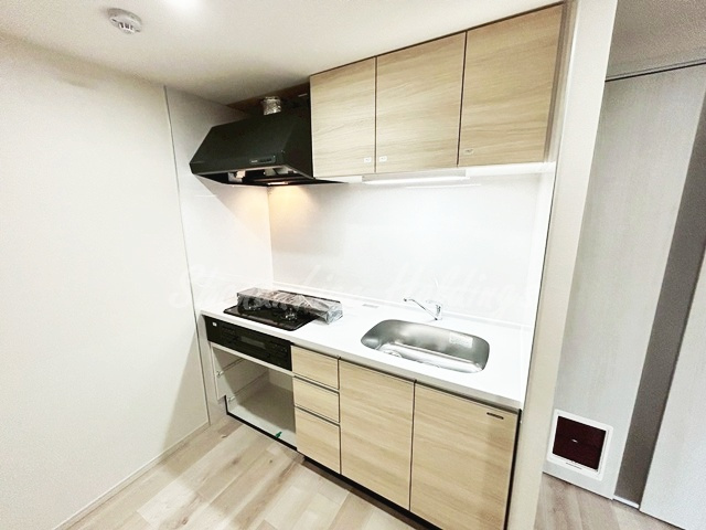 厚木市下荻野のアパートのキッチン|同施工物件