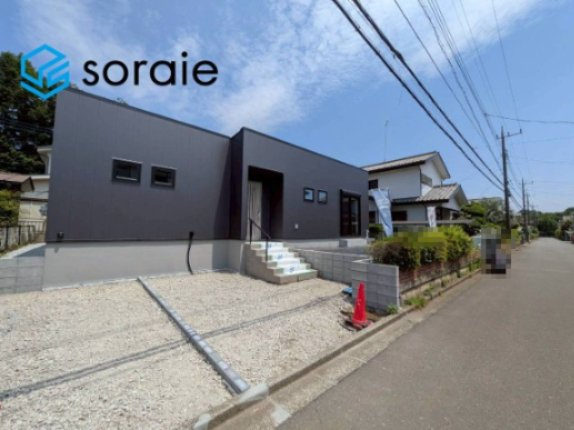 狭山市北入曽　新築平屋戸建　北入曽2期の前面道路含む現地写真