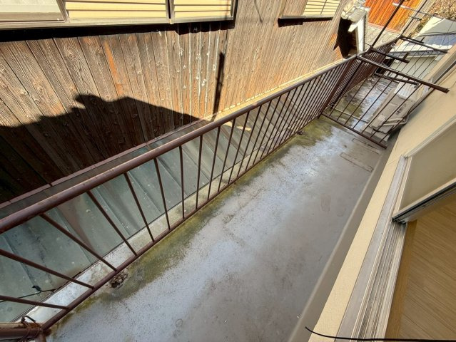 北御門連棟住居のバルコニー