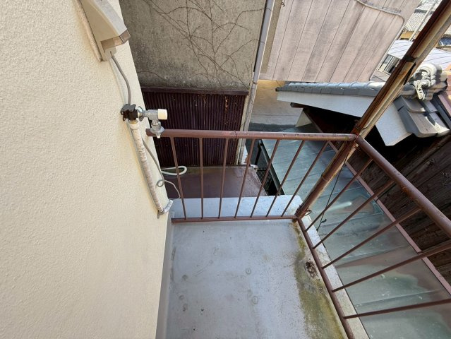 北御門連棟住居のバルコニー