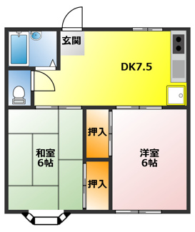 【間取り】 | サンリッチハイム