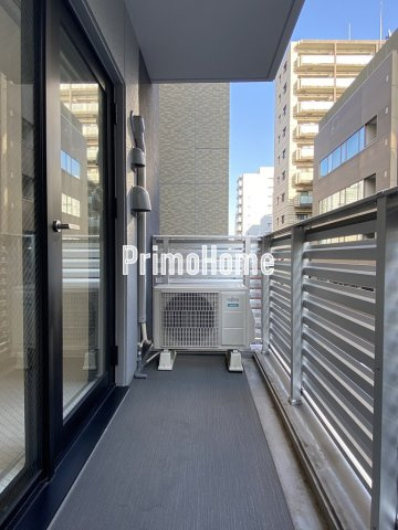 ラドゥセール東神田のバルコニー