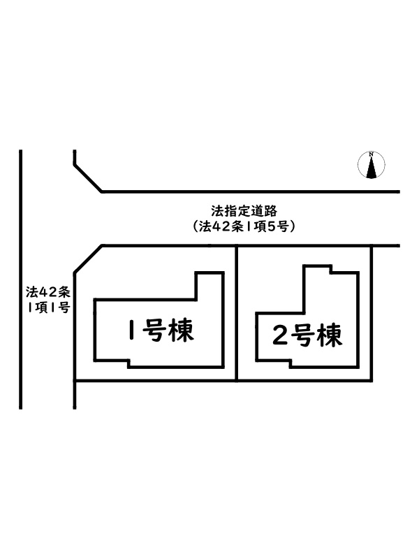 揖保郡太子町立岡/新築戸建の区画図