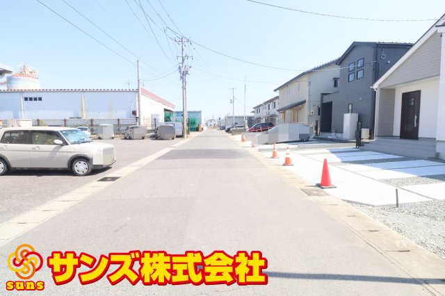 郡山市安積４丁目　　　１号棟　　　安積第３小学校、安積第２中学区の外観|北側前面道路