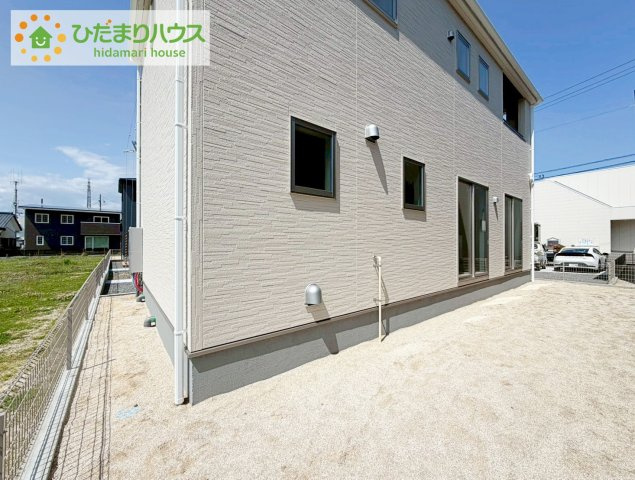 いわき市平南白土２期　新築戸建　3号棟の庭|お庭付物件になります！お庭遊びや、プールなどお子様も大喜び(^^)