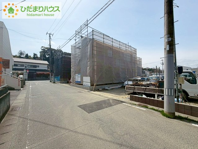いわき市平南白土２期　新築戸建　3号棟の前面道路含む現地写真|閑静な住宅地で叶える静かな暮らし(^^)/