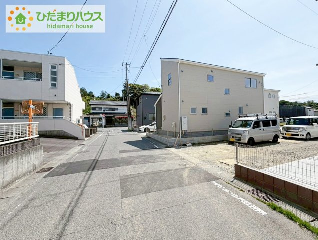 いわき市平南白土２期　新築戸建　3号棟の前面道路含む現地写真|閑静な住宅地で叶える静かな暮らし(^^)/