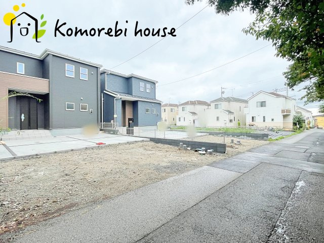 白岡市白岡　8期　新築一戸建て　リーブルガーデン　01の前面道路含む現地写真|前面道路含む現地写真です