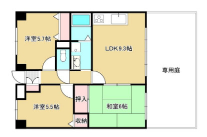 ベイヒルズ明石の間取り