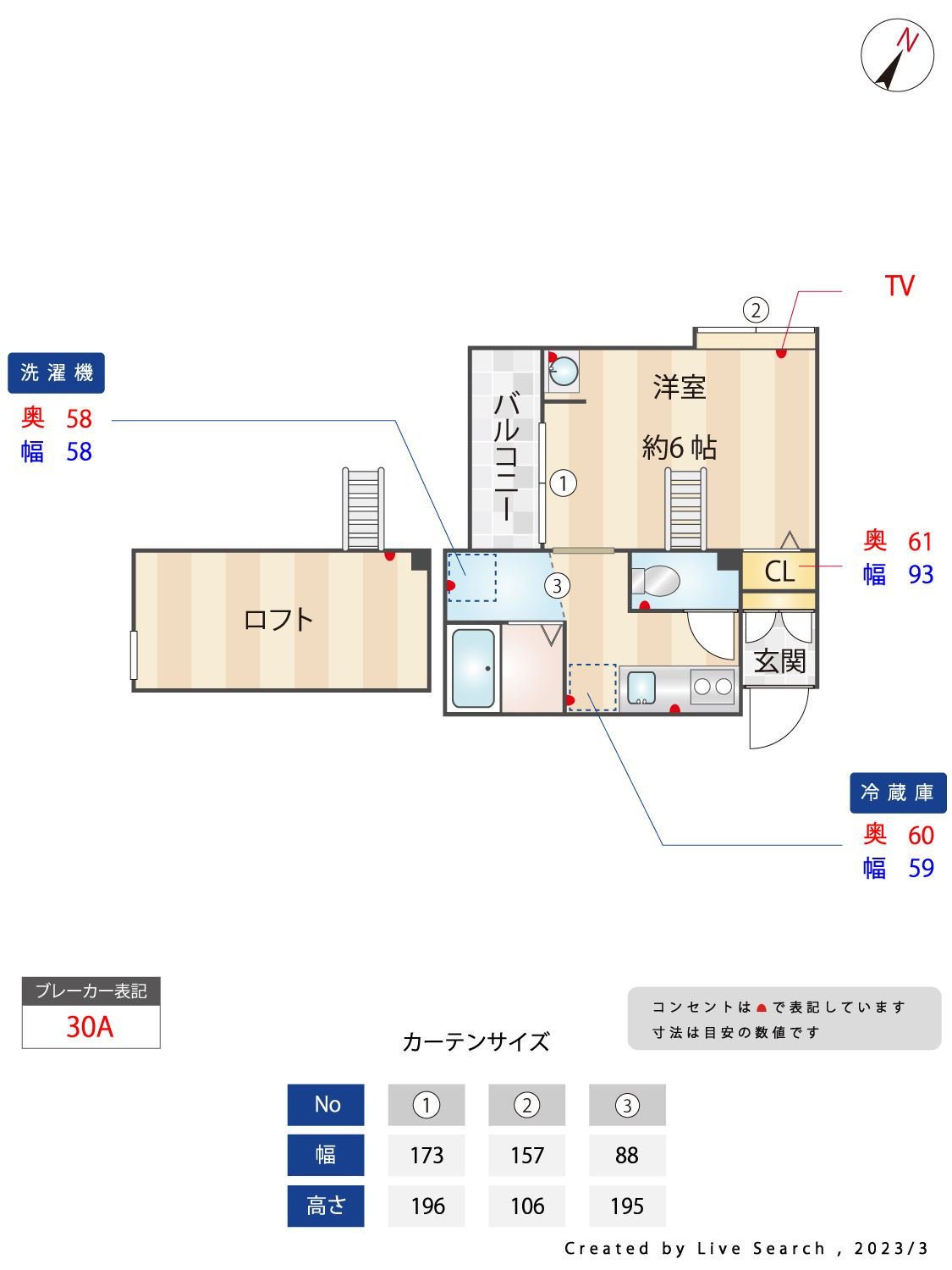 エーデル神松寺の間取り