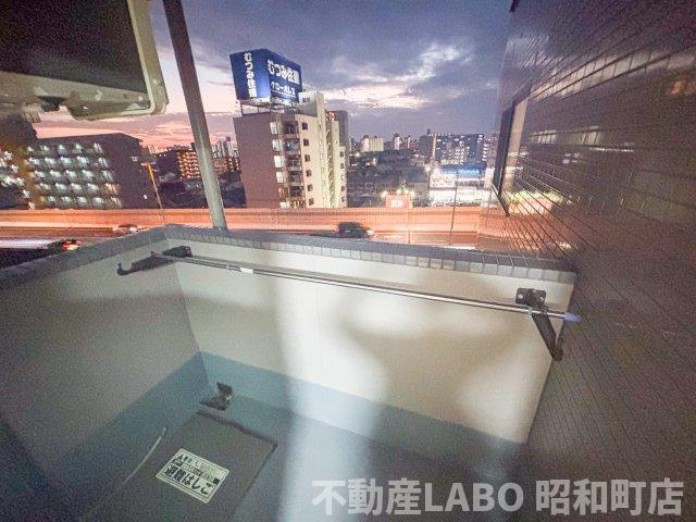 ドミール喜連のバルコニー
