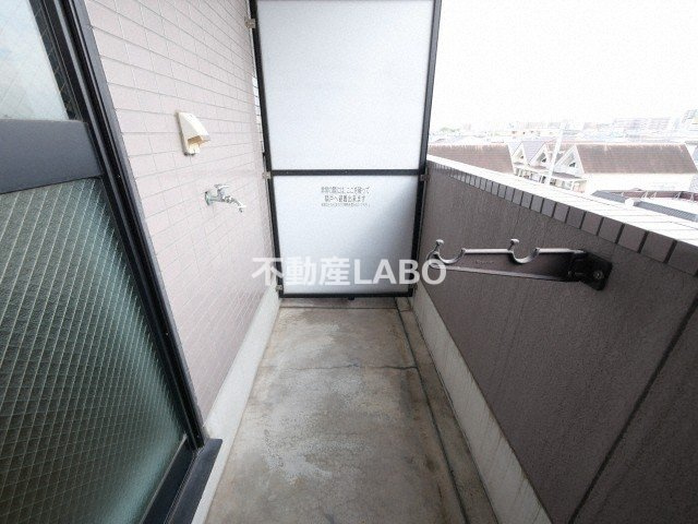 ドミール喜連のバルコニー