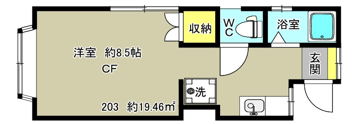 ウィスタリアD.Cの間取り