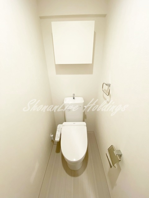 厚木市栄町２丁目の賃貸マンションのトイレ|温水洗浄便座付き♪