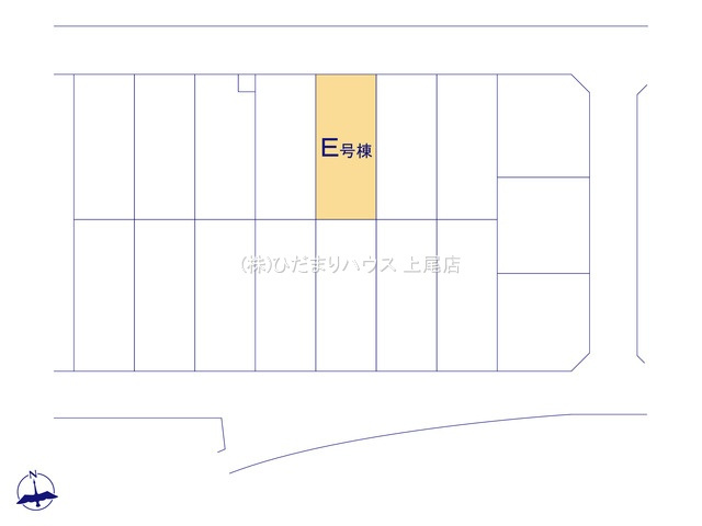 伊奈町栄1丁目46番第1期　新築戸建　ハートフルEの区画図