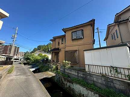 安佐南区八木５丁目の前面道路含む現地写真