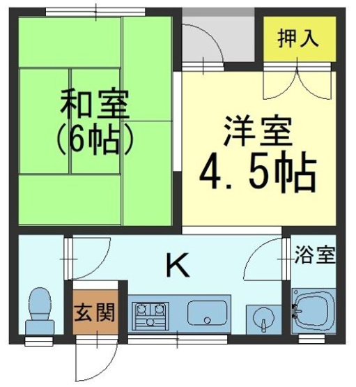 【間取り】 | S52168-木ノ本ﾊｲﾂ