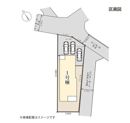 境町第8　新築戸建の区画図