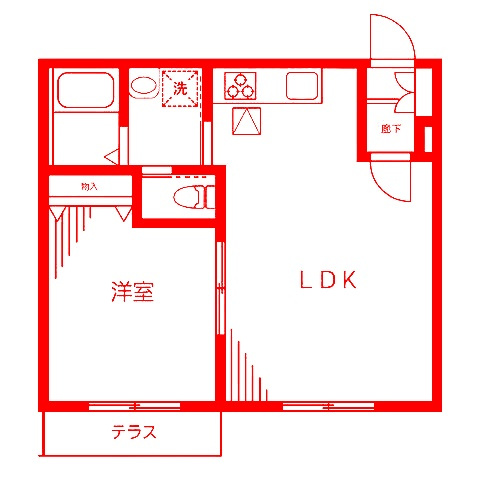 横浜市戸塚区汲沢８丁目の賃貸マンションの間取り|使いやすい間取りです♪