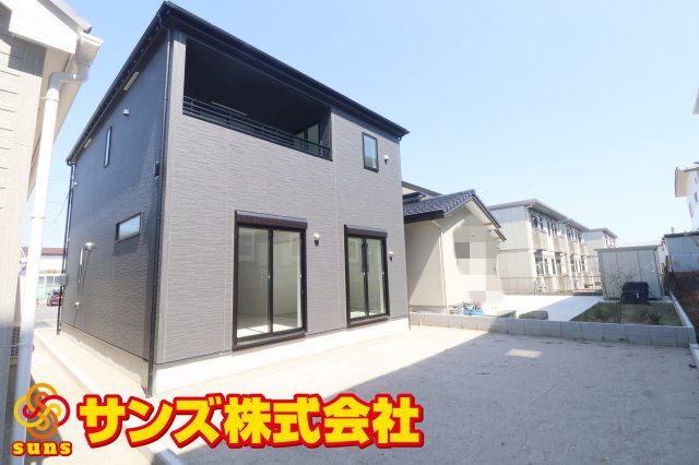 郡山市安積４丁目　　　２号棟　　　安積第３小学校、安積第２中学区の外観|南西側から見た外観♪