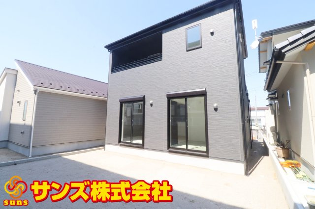 郡山市安積４丁目　　　２号棟　　　安積第３小学校、安積第２中学区の外観|南東側から見た外観