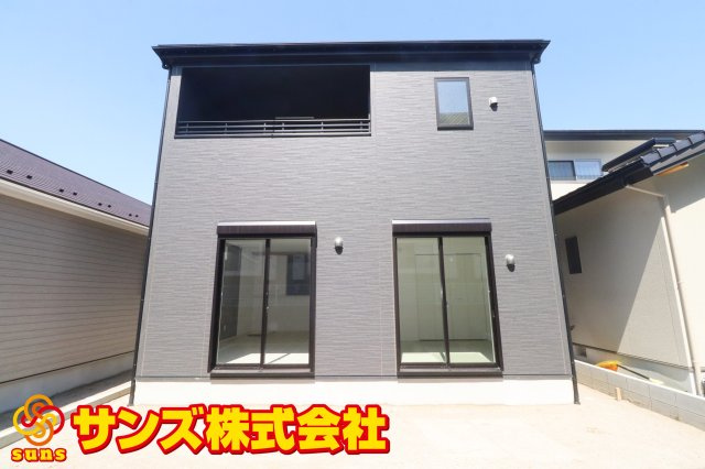 郡山市安積４丁目　　　２号棟　　　安積第３小学校、安積第２中学区の外観|南側から見た外観