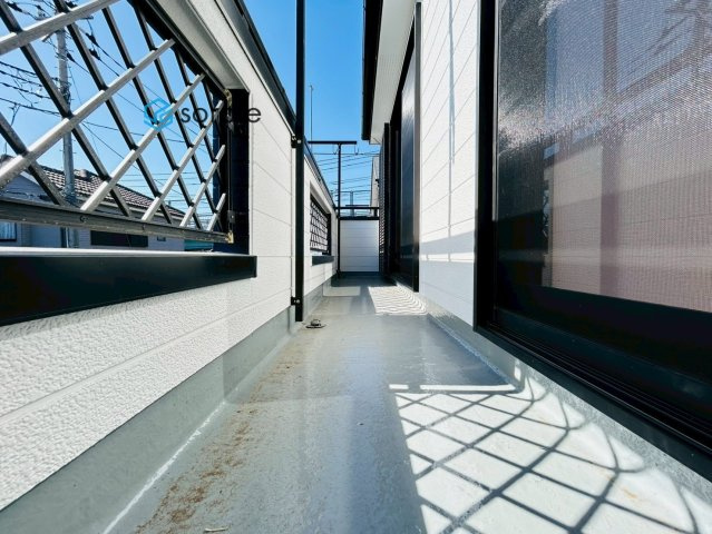 川越市府川　中古戸建のバルコニー|令和8年２月19日撮影。
