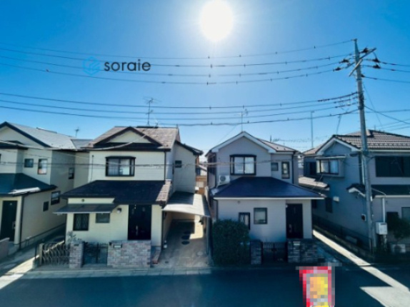 川越市府川　中古戸建の展望|令和8年２月19日撮影。