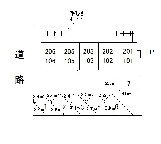 メゾンラフィットの区画図