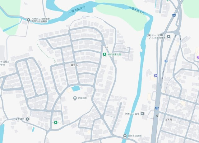 5日(土)6日(日)現地ご見学可能！　川西市緑が丘　第1期　新築一戸建ての地図