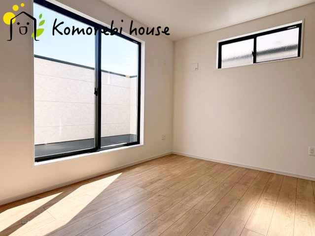 上尾市小泉　6期　新築一戸建て　グレース　01の寝室|寝室です