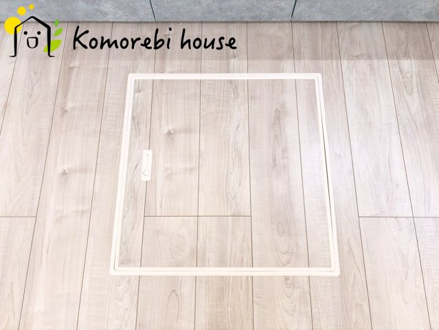 上尾市小泉　6期　新築一戸建て　グレース　01の内装|床下収納です