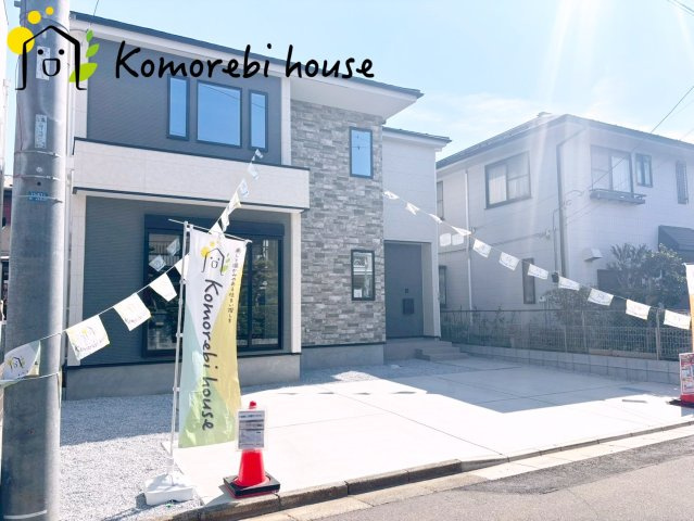 上尾市小泉　6期　新築一戸建て　グレース　01の外観|外観は落ち着いています
