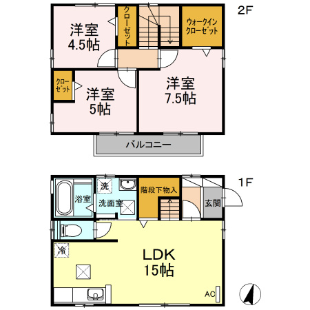 ＡＲＩＯＧＡＴＯの間取り