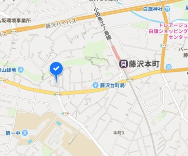 へーベルメゾン藤沢本町の地図