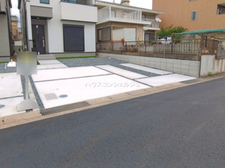 【前面道路含む現地写真】 | 名古屋市港区船頭場1丁目425【仲介手数料無料】新築一戸建て　3号棟