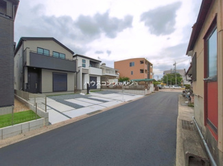 【前面道路含む現地写真】 | 名古屋市港区船頭場1丁目425【仲介手数料無料】新築一戸建て　3号棟