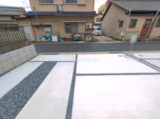 【前面道路含む現地写真】 | 名古屋市港区船頭場1丁目425【仲介手数料無料】新築一戸建て　3号棟