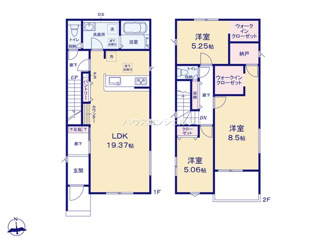 【間取り】 | 名古屋市港区船頭場1丁目425【仲介手数料無料】新築一戸建て　3号棟