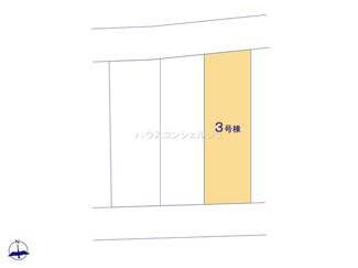 【区画図】 | 名古屋市港区船頭場1丁目425【仲介手数料無料】新築一戸建て　3号棟
