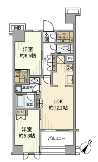 プレミスト文京千石の間取り