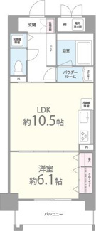 【間取り】 | パレーブランシェ | オール電化　エアコン付き！